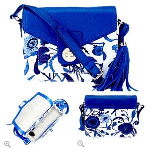 NWOT Isaac Mizrahi Bridgehampton Floral Crossbody